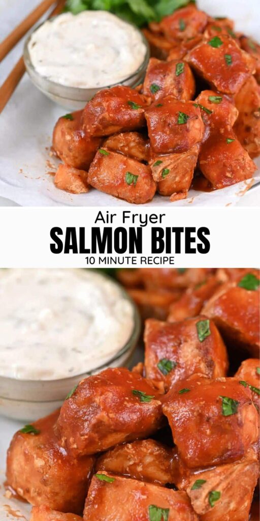 salmon air fryer bites