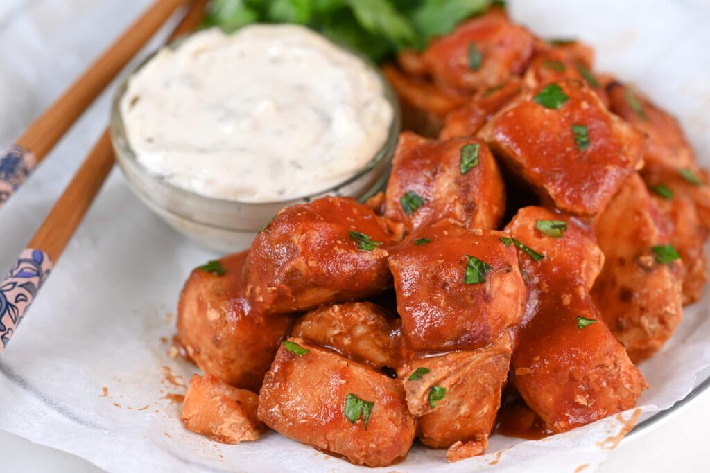 salmon bites in air fryer