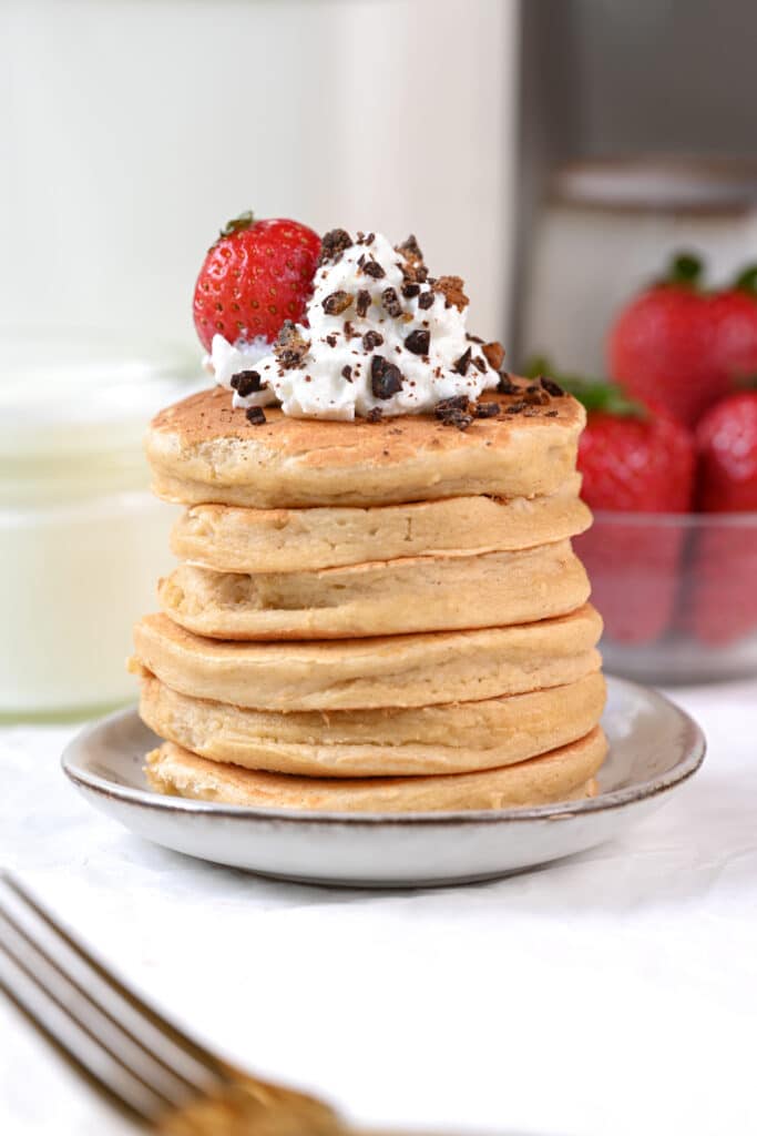 Cottage Cheese Oat Pancakes