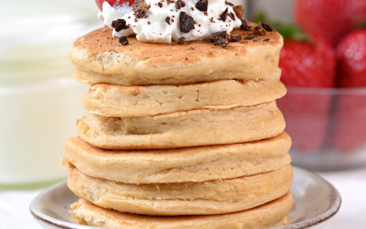 Cottage Cheese Oat Pancakes