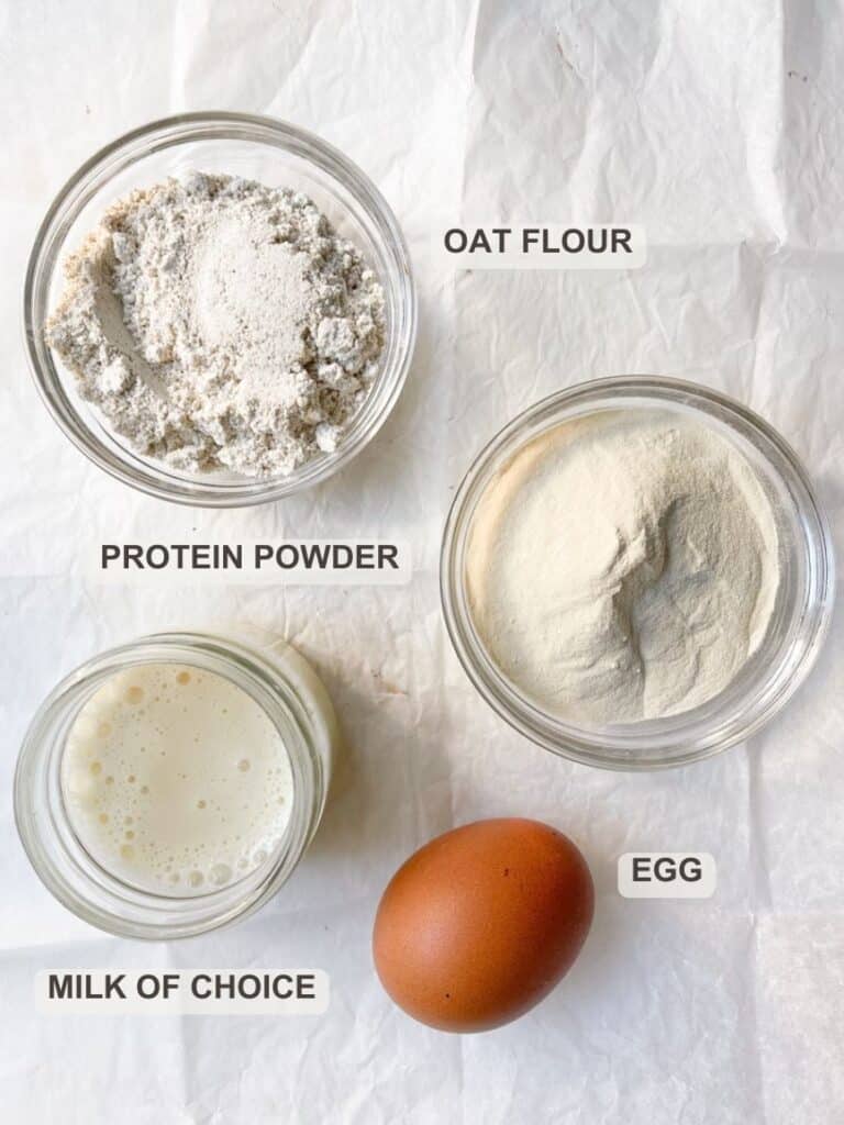 ingredients for protein pancakes recipe