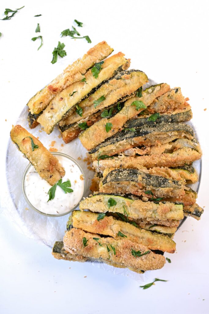 air fryer zucchini fries