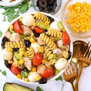 easy pasta salad with chicken