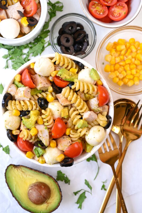 easy pasta salad with chicken