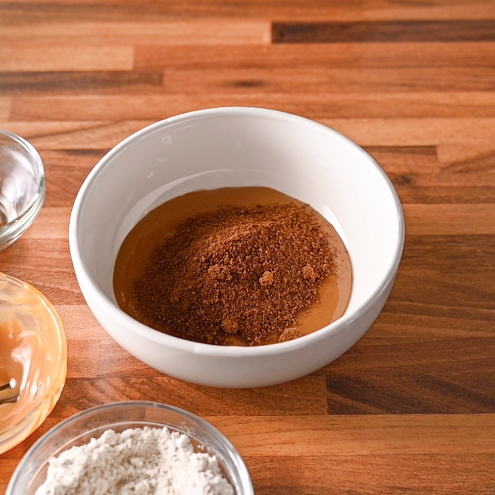 peanut butter cookie dough with 3 ingredients