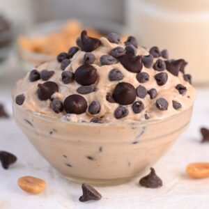 protein cookie dough with yogurt