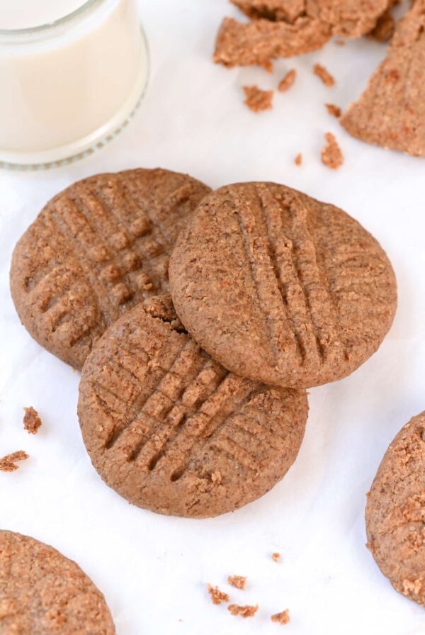 healthy peanut butter cookies vegan recipe