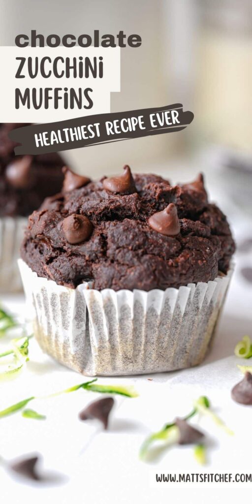 Healthy zucchini muffin recipe