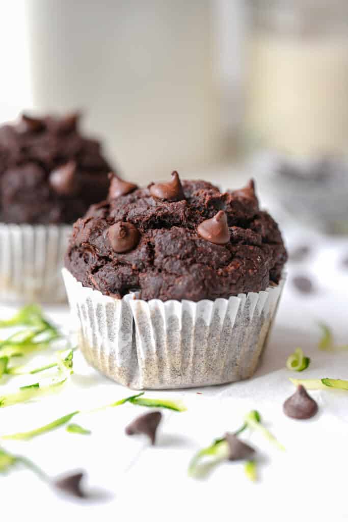 Chocolate Zucchini Muffins