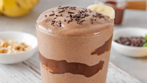 Favorite Chocolate Protein Smoothie - Eat the Gains