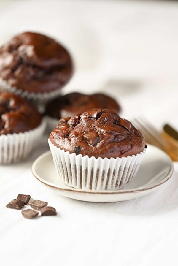 chocolate protein muffins