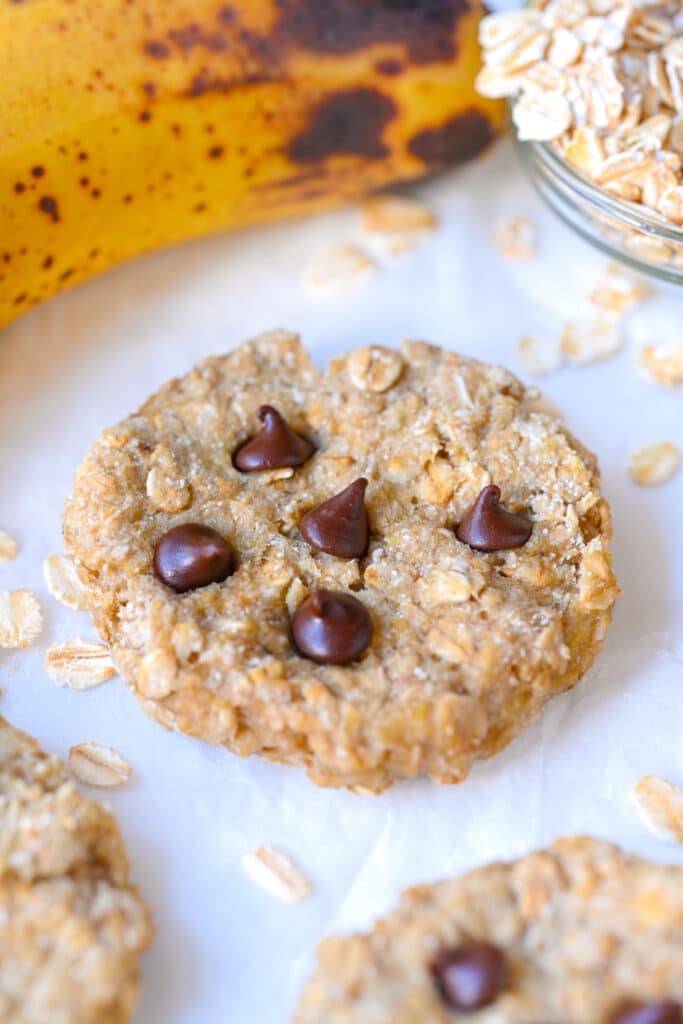 2 Ingredient Banana Oatmeal Cookies