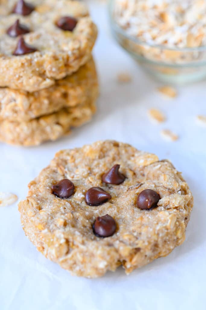 2 Ingredient Banana Oatmeal Cookies Recipe