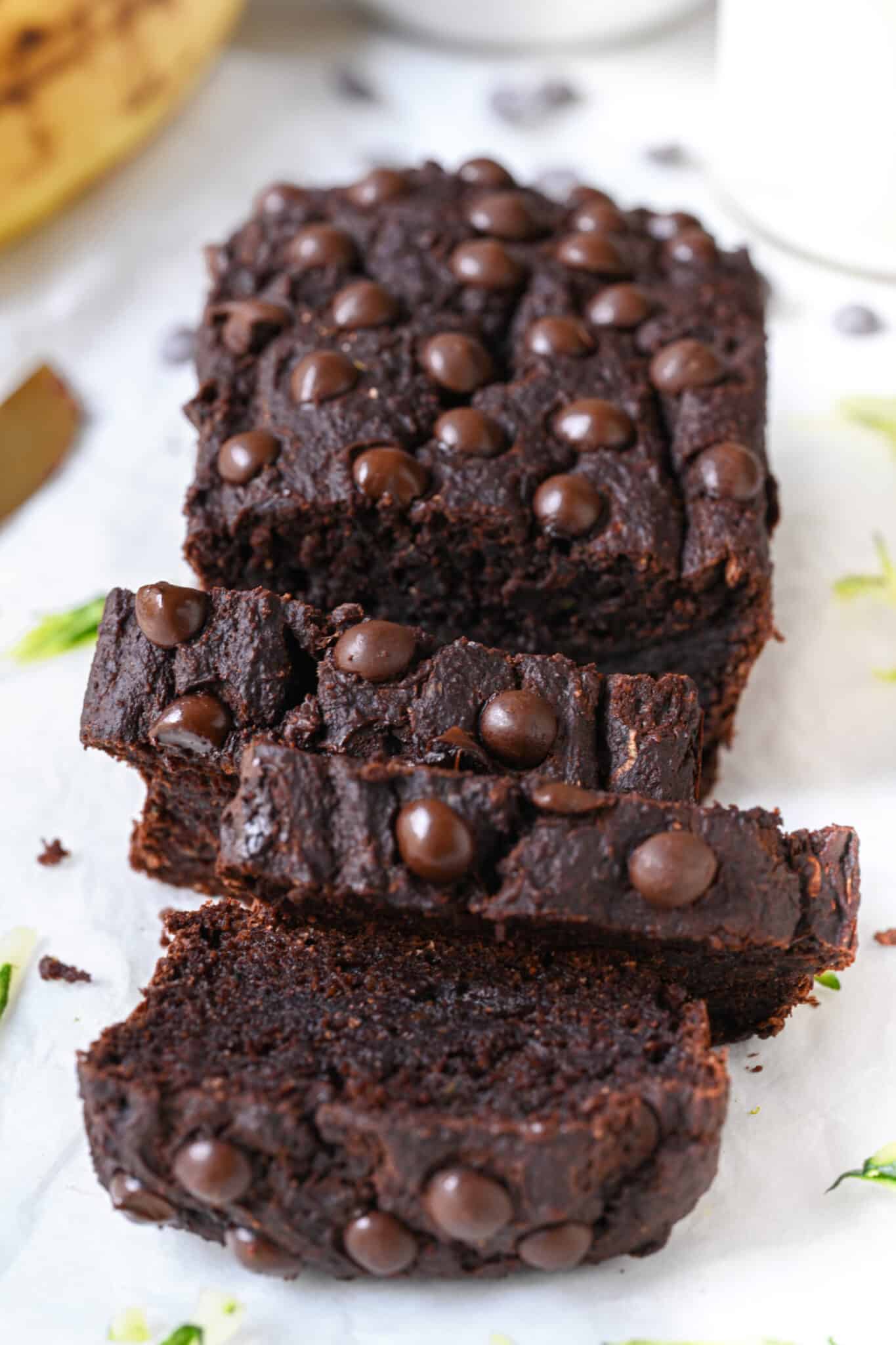 Healthy Chocolate Zucchini Bread