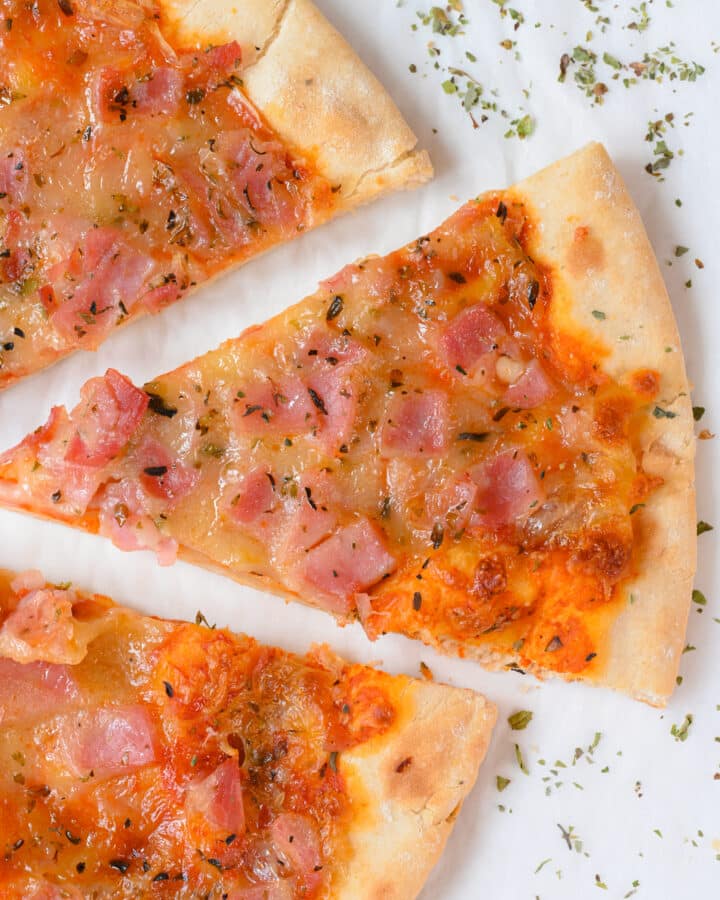 homemade protein pizza without yeast, without protein powder