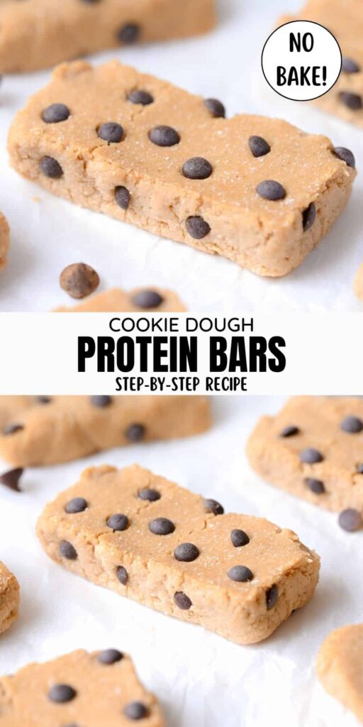 No Bake Protein Bars for Pinterest