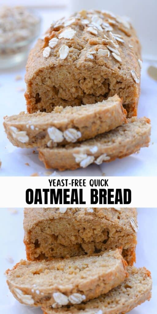 Oat Flour Bread Recipe for Pinterest