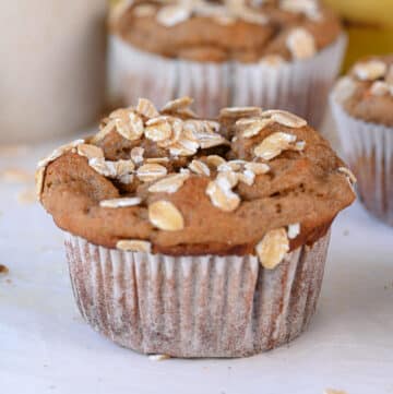 Oatmeal Banana Muffins