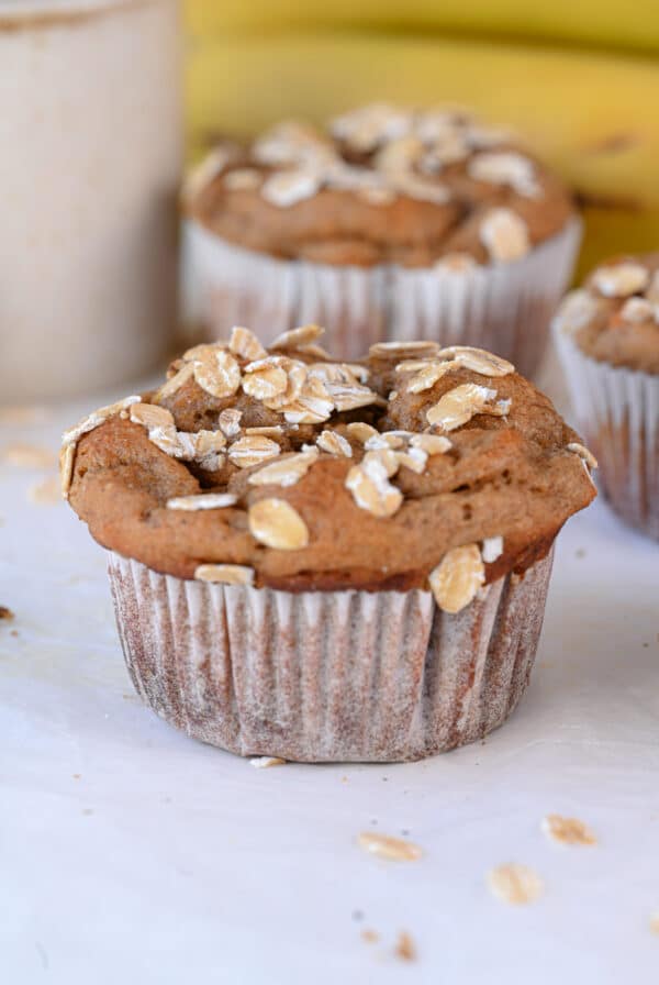 Oatmeal Banana Muffins