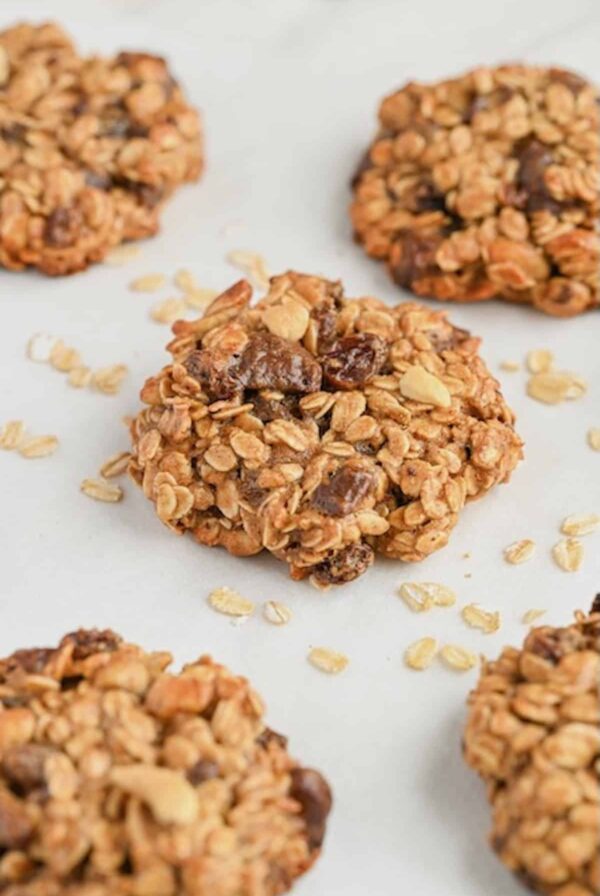 healthy oatmeal raisin cookies