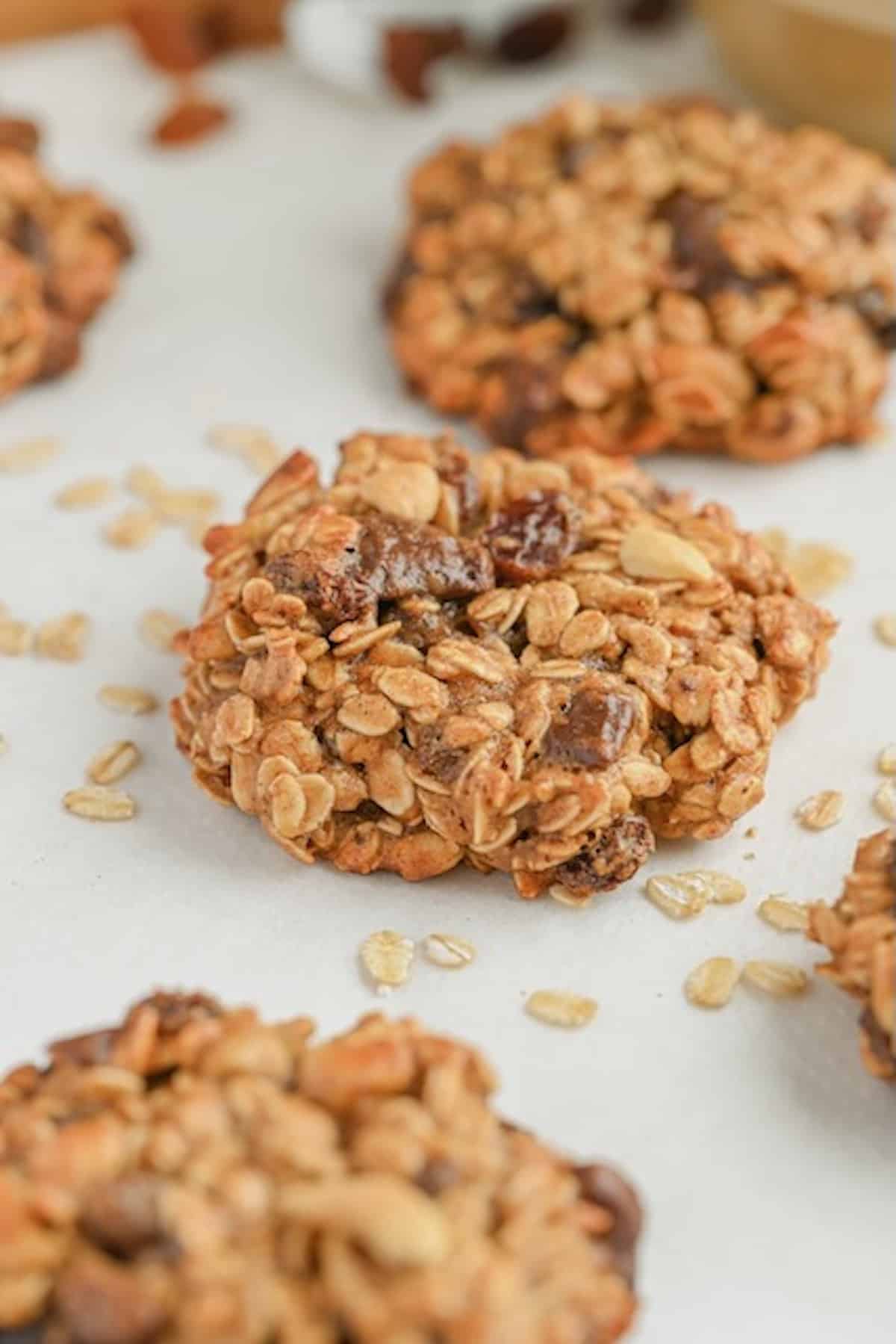 Healthy Oatmeal Raisin Cookies