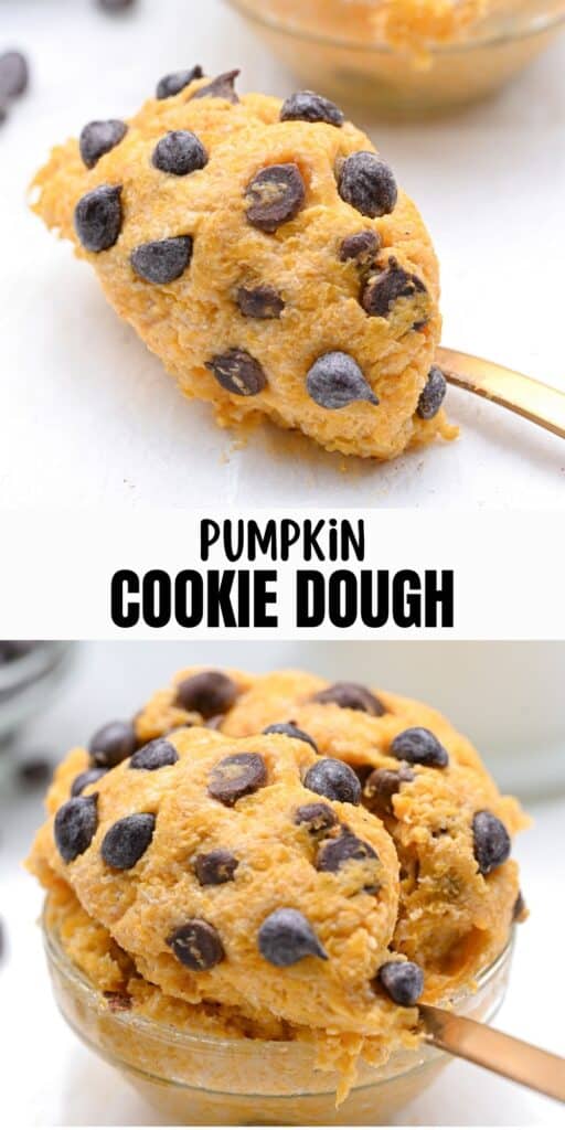 Pumpkin Cookie Dough for Pinterest