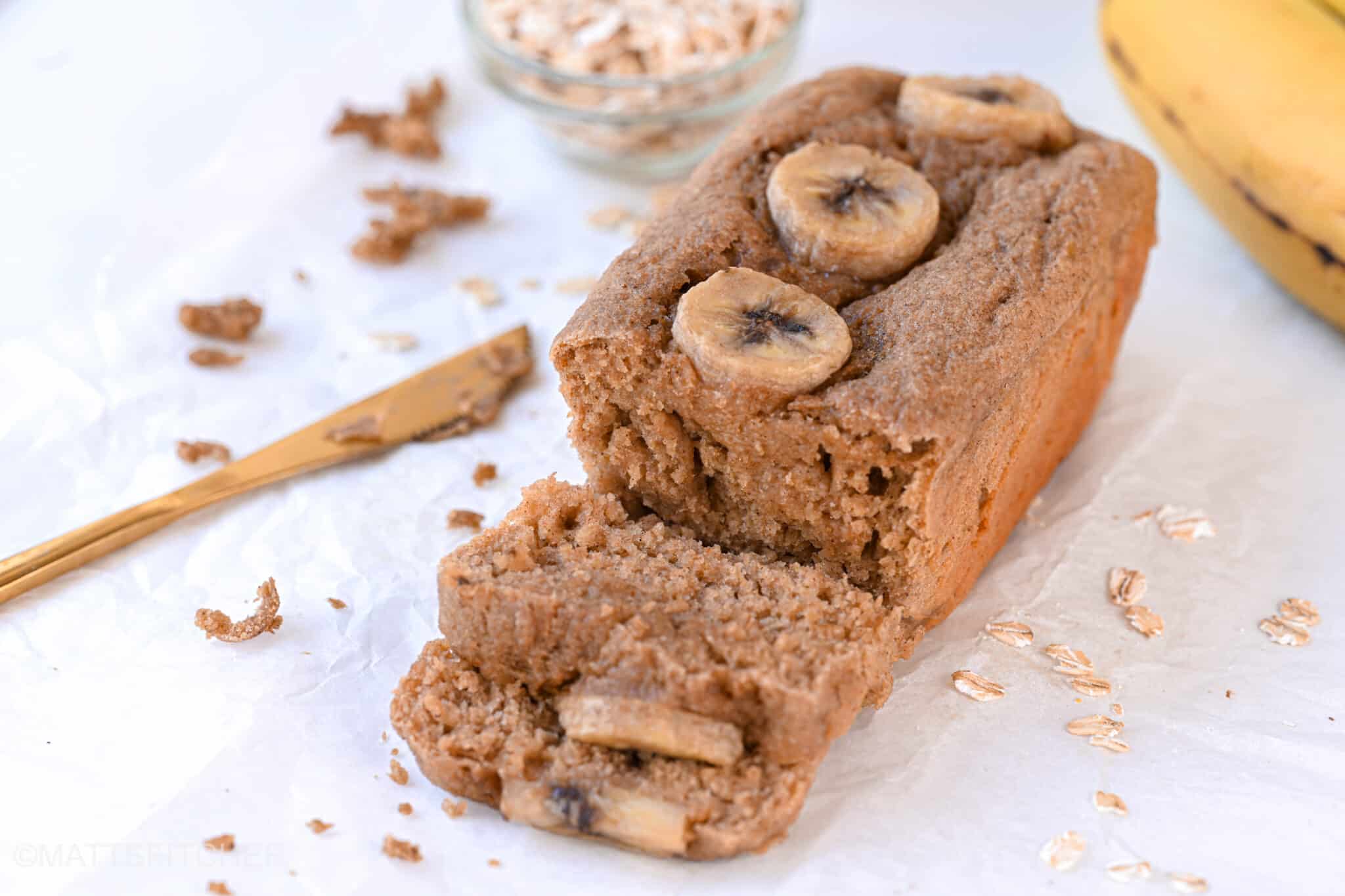 View of Low Calorie Banana Bread