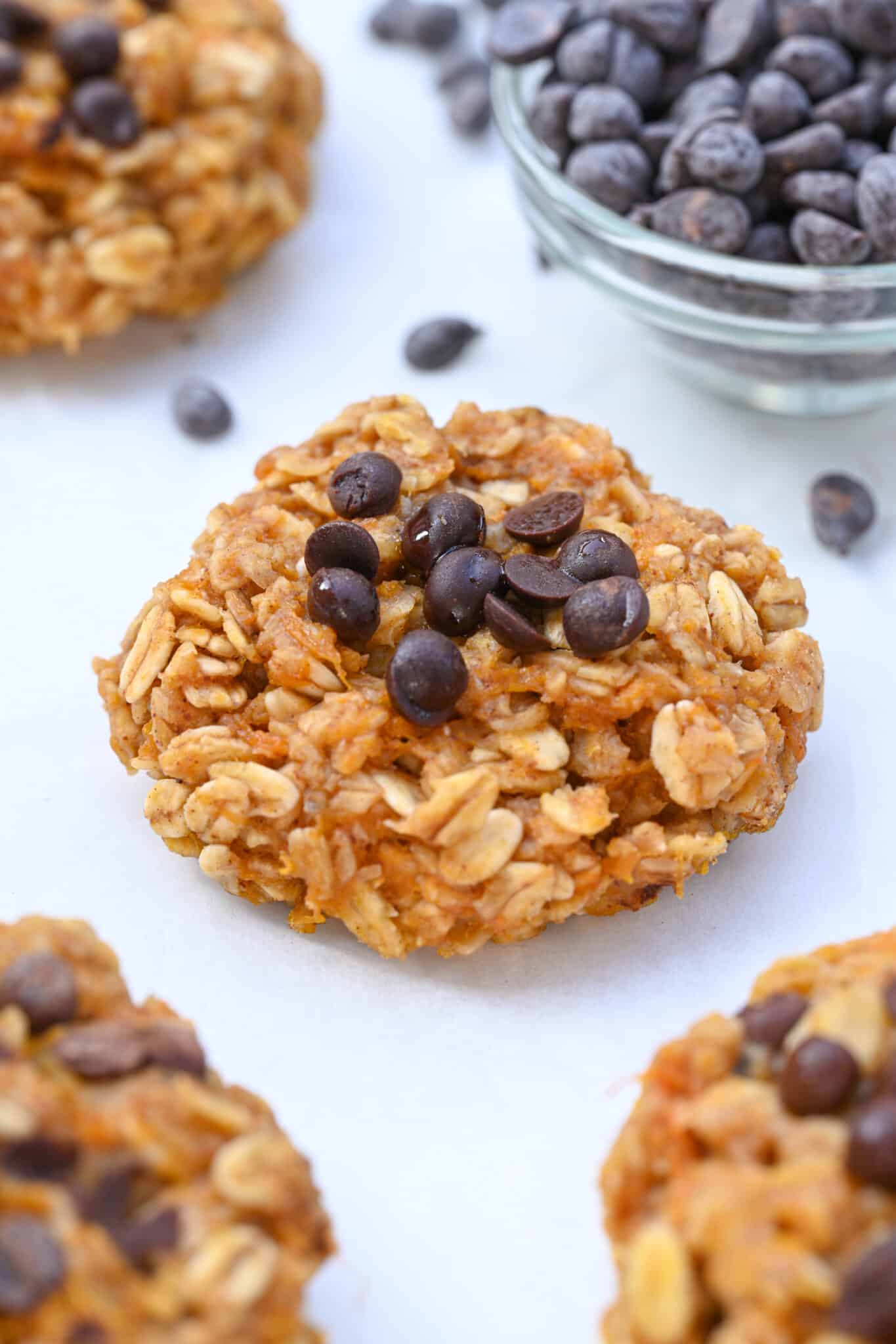 Healthy Pumpkin Oatmeal Cookies