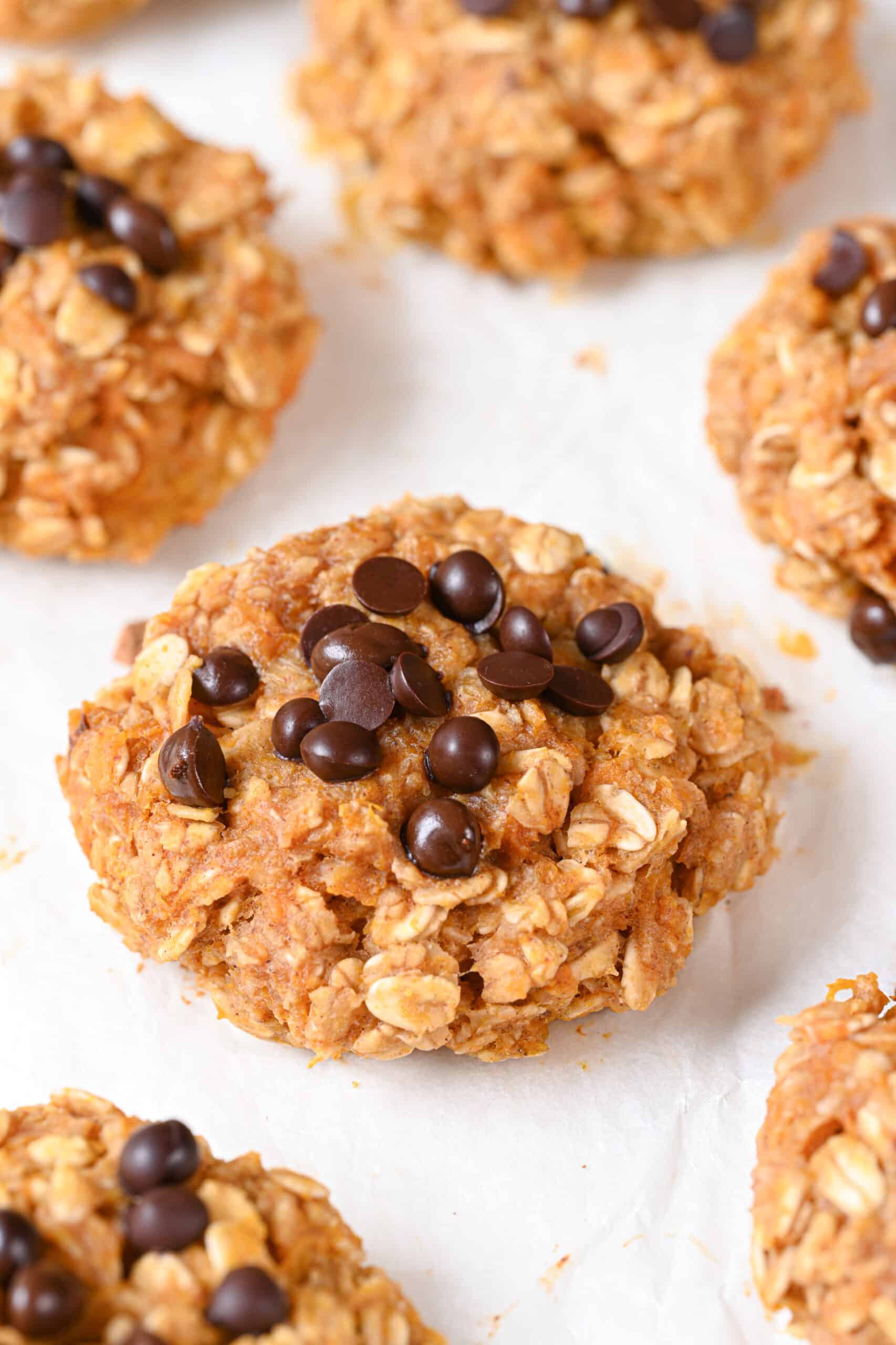 Healthy Pumpkin Oatmeal Cookies