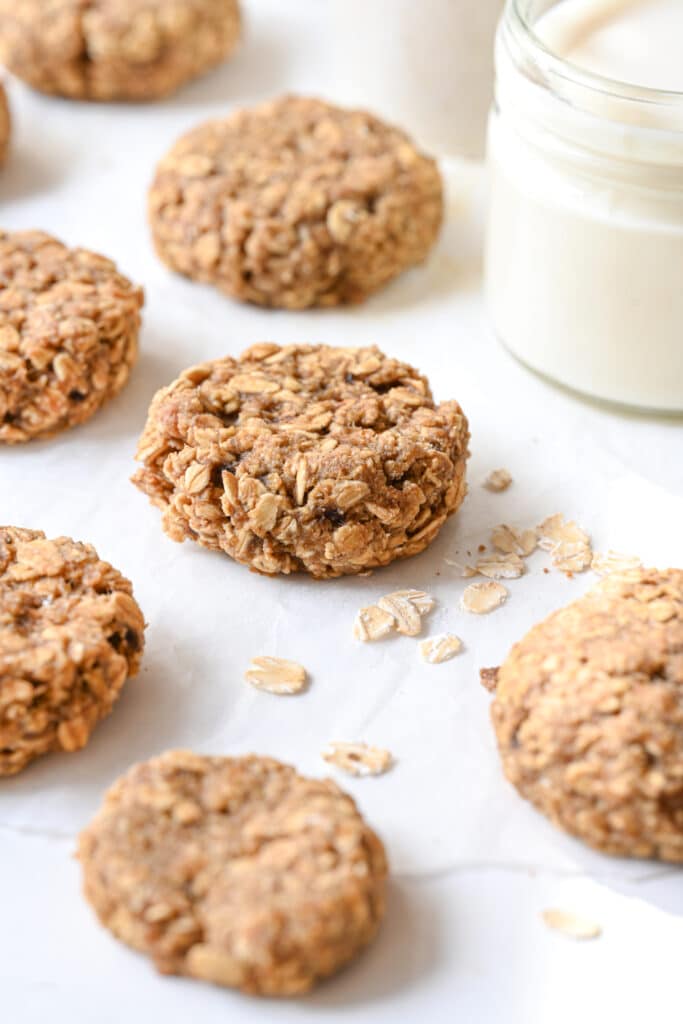 Healthy cookies with oats