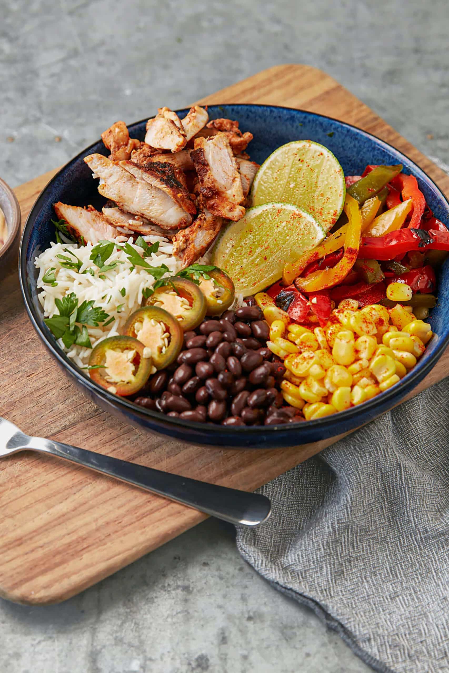 Chicken Burrito Bowl Meal Prep - Damn Delicious