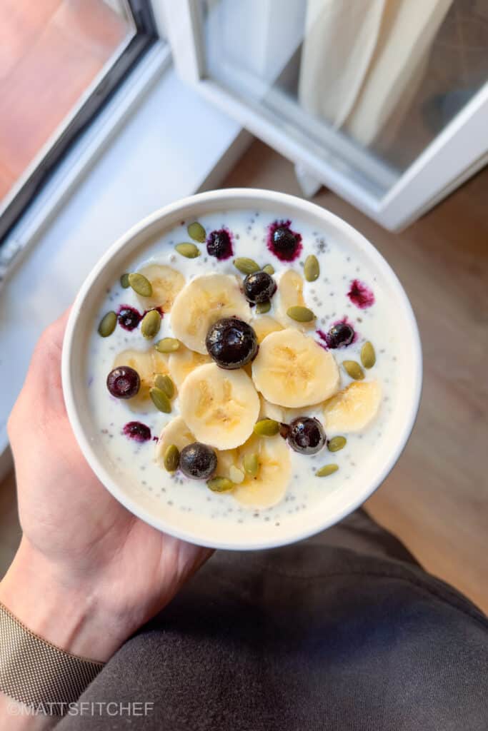 High protein bowl for breakfast