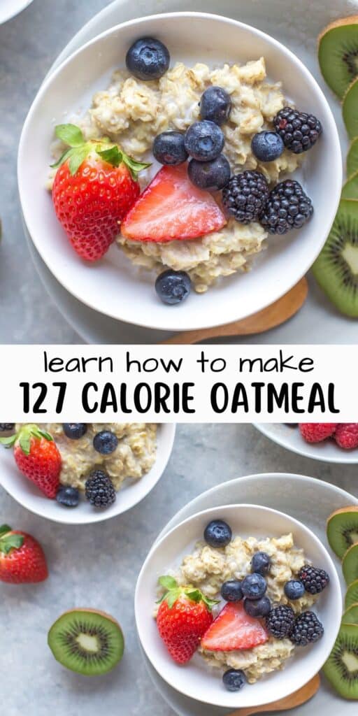 How to make low calorie oats