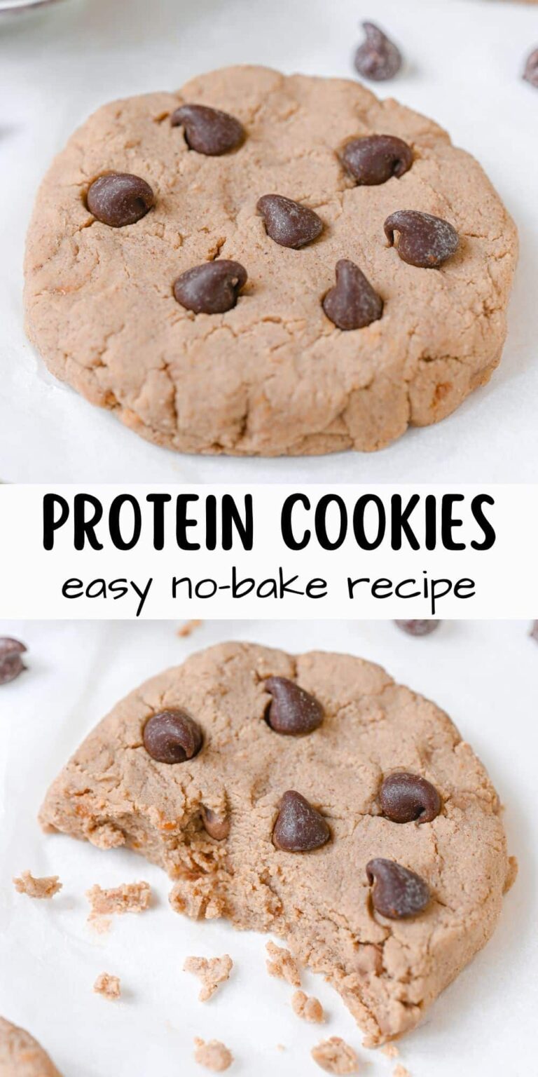 No Bake Protein Cookies