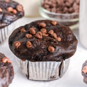 Flourless Chocolate Muffins