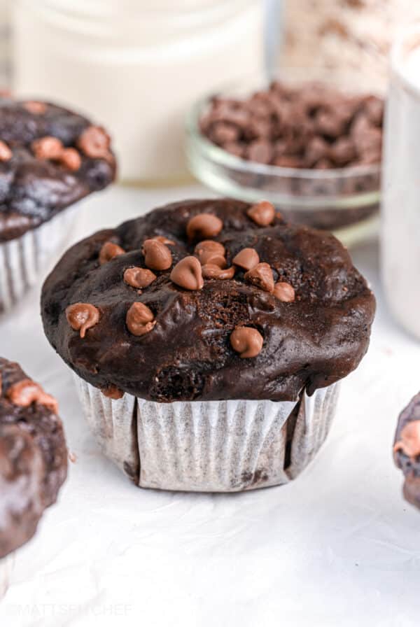 Flourless Chocolate Muffins