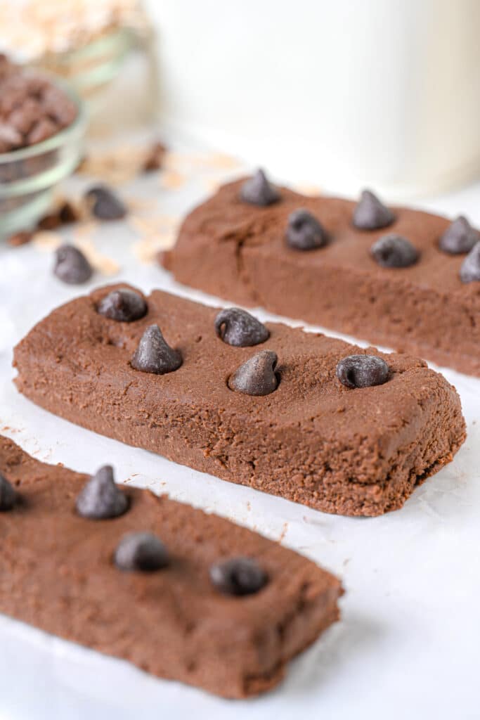 No Bake Chocolate Protein Bars Recipe