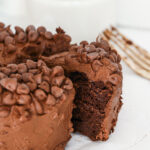 Keto Chocolate Cake with Chocolate Frosting