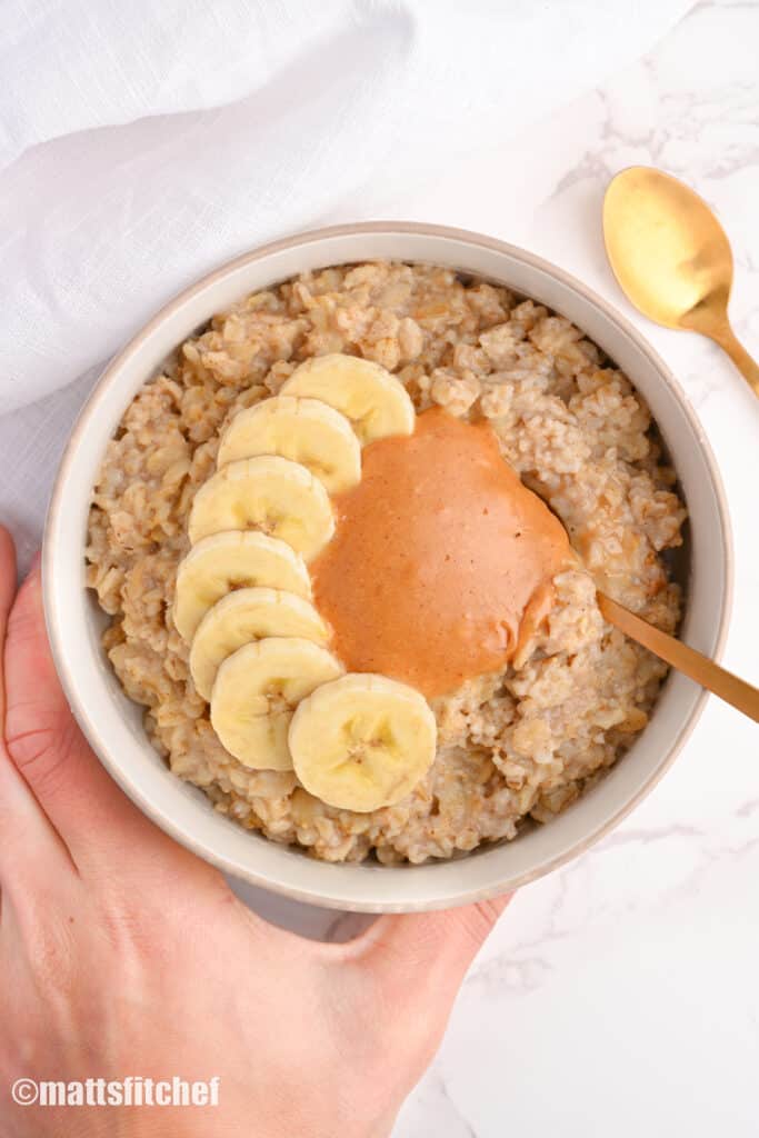 oatmeal with protein powder