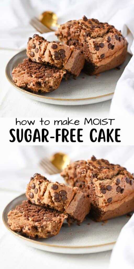 How to make sugar-free cake healthy Pinterest