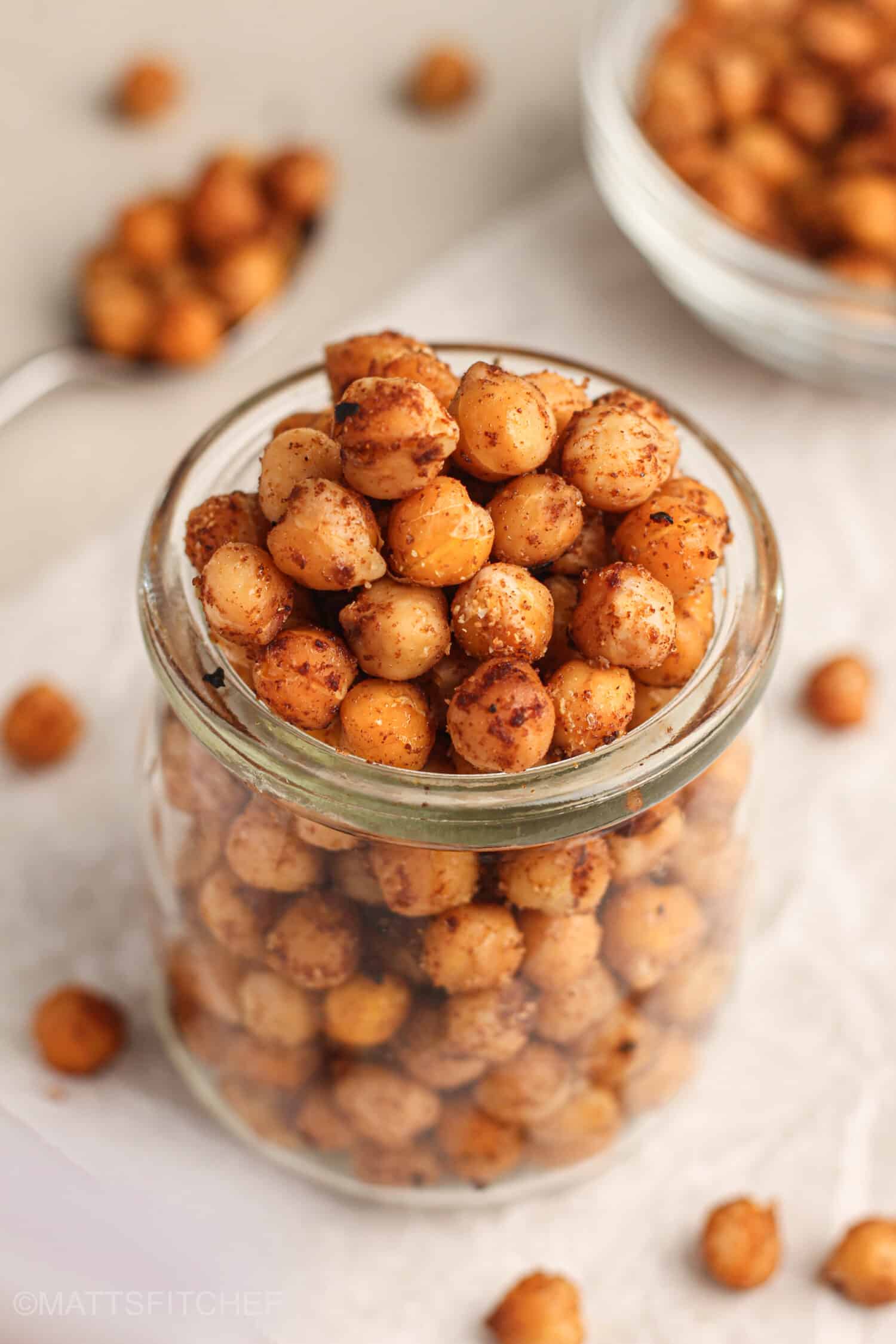 Extra Crispy Air Fryer Chickpeas