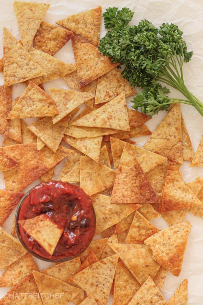 Air Fry Tortilla Chips