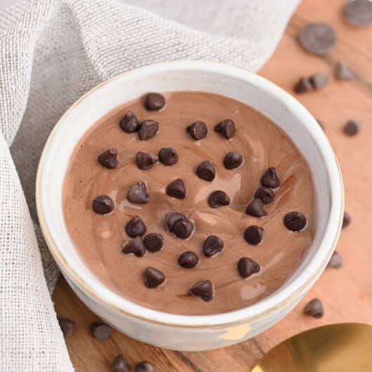 Chocolate protein pudding