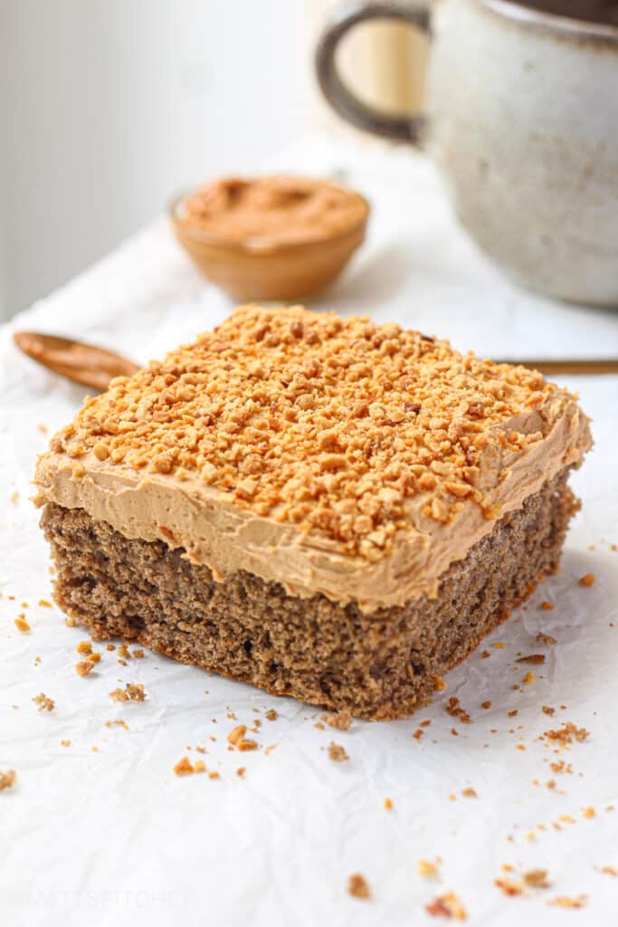 Pb cake with peanut butter frosting
