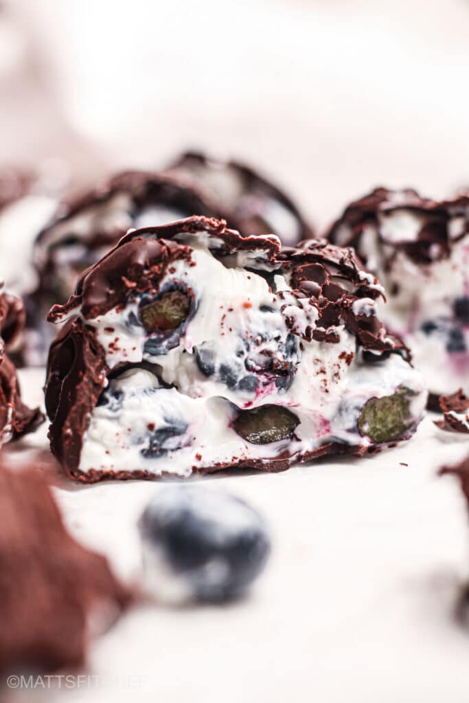 Blueberry Yogurt Clusters