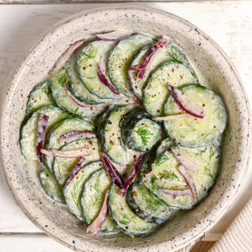 Creamy Cucumber Salad