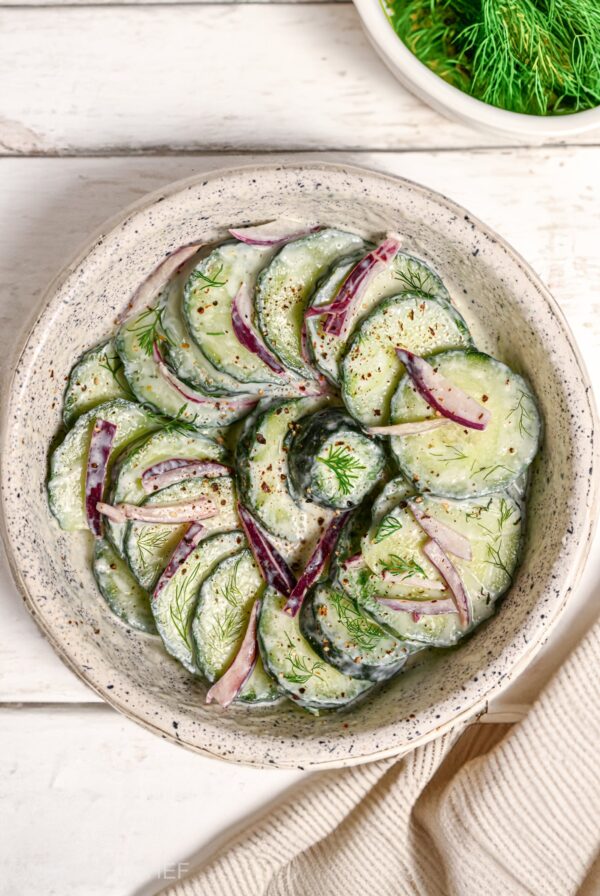 Creamy Cucumber Salad