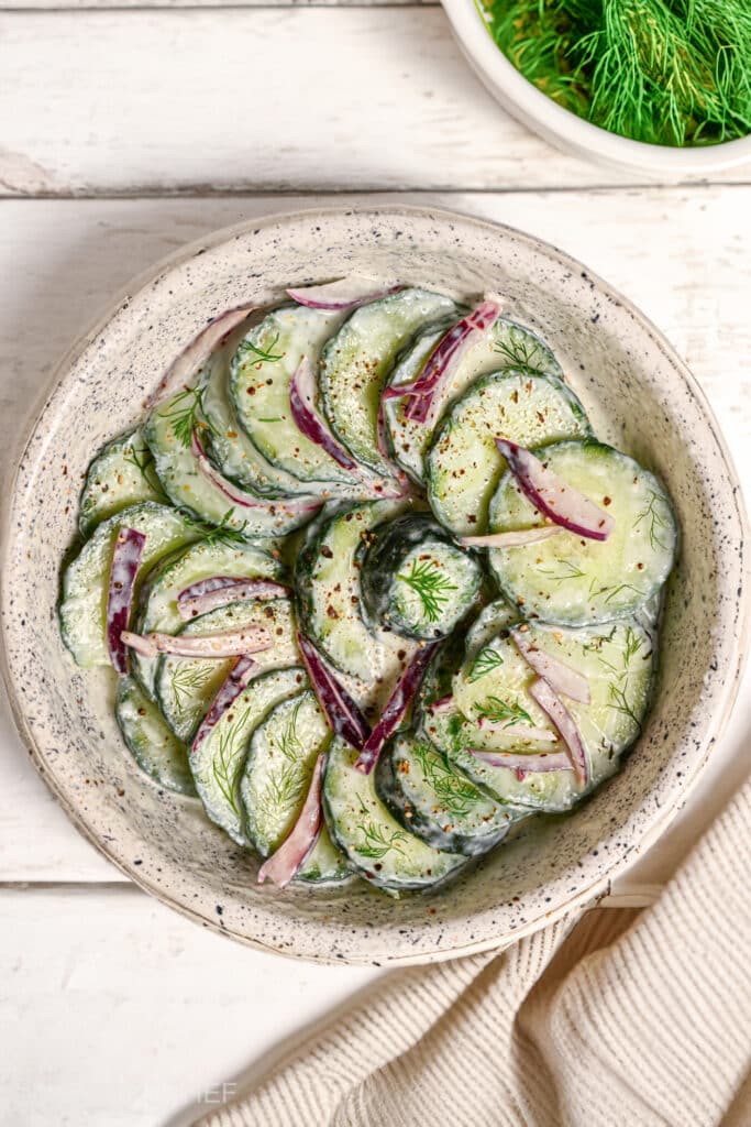 Creamy Cucumber Salad