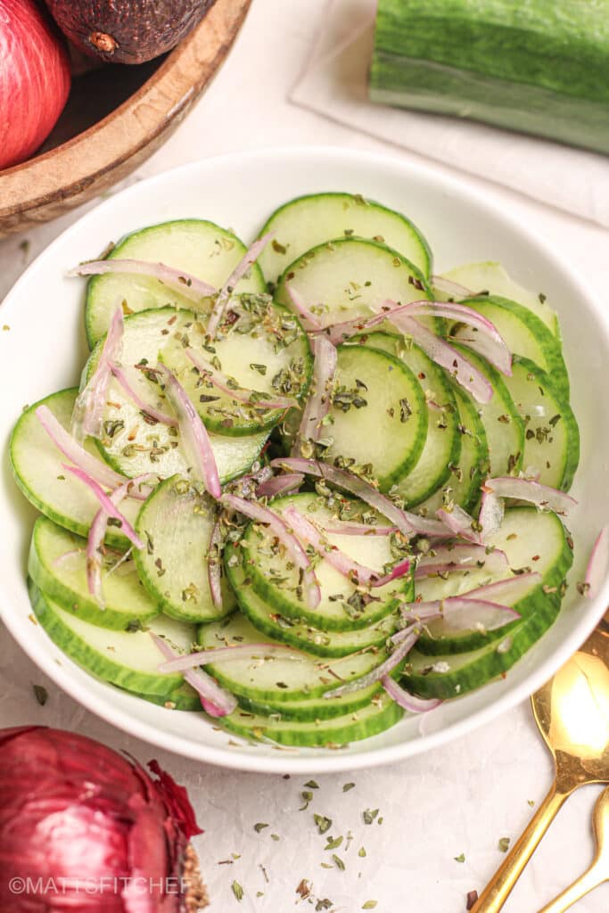 Cucumber and Onion Salad