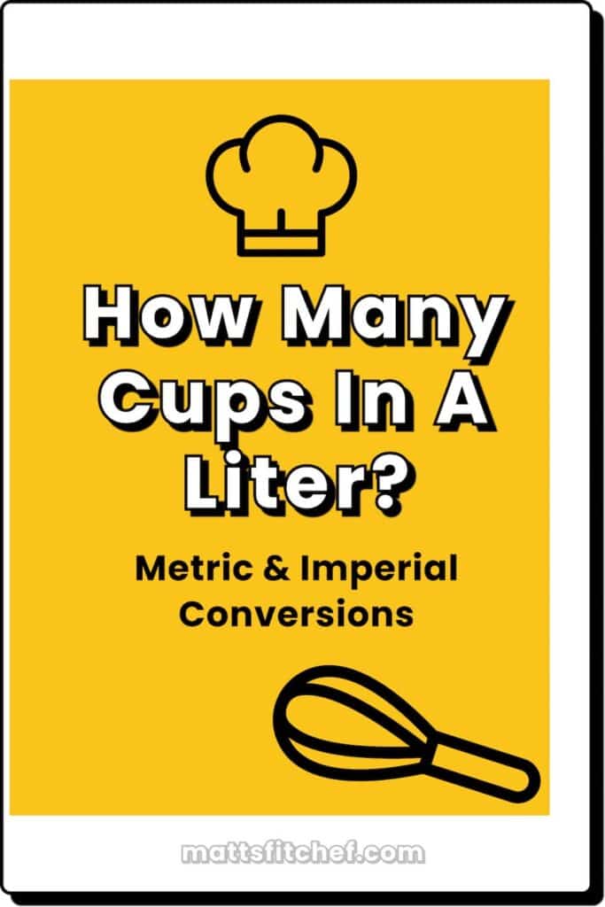 How many Cups in a Liter? {+ Conversion Guide!}